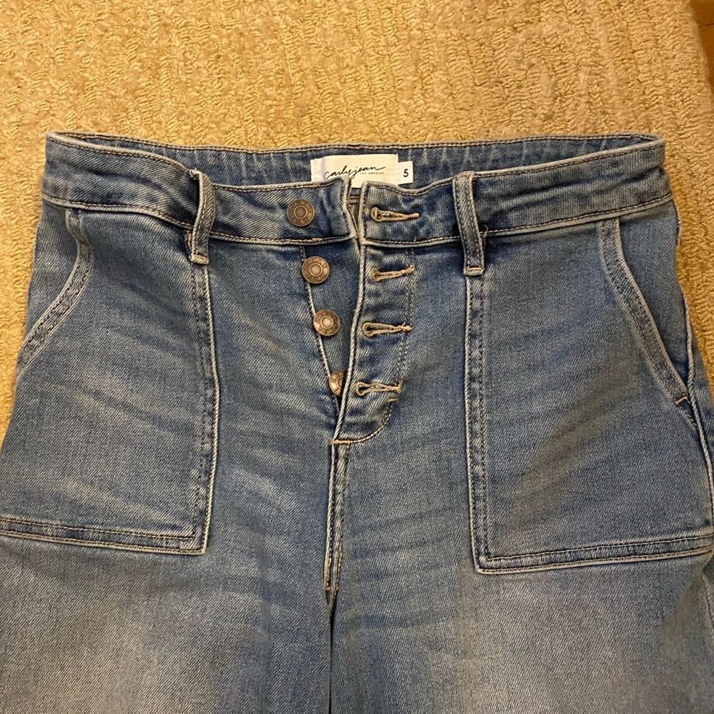 Carly Jean Los Angeles Hendrix Wide Leg Jeans